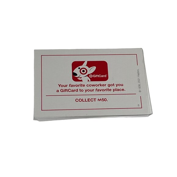 Monopoly Target Edition Game Replacement Parts Pieces Community Chest Cards Only - Picture 2 of 2